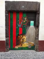 Funchal - bemalte Türen in der 