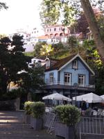 auf dem Weg zur Korbschlittenfahrt