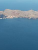 letzter Blick auf Madeira vom Flugzeug aus