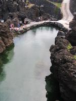 Natürliches Salzwasserbecken