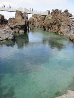 Natürliches Salzwasserbecken