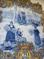 Fliesenverzierung Markthalle Funchal