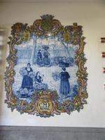 Fliesenverzierung Markthalle Funchal