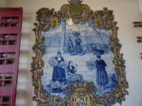 Kachelgemälde am Eingang der Markthalle in Funchal