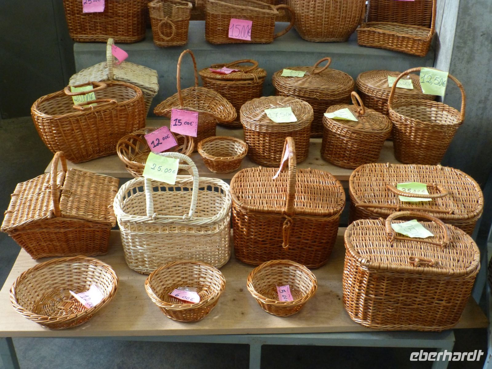 Korbflechtwerk in Camacha