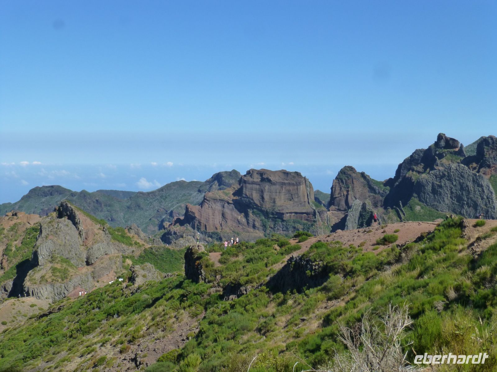 Der Pico Arireiro bietet einen herrlichen Ausblick an diesem Tag
