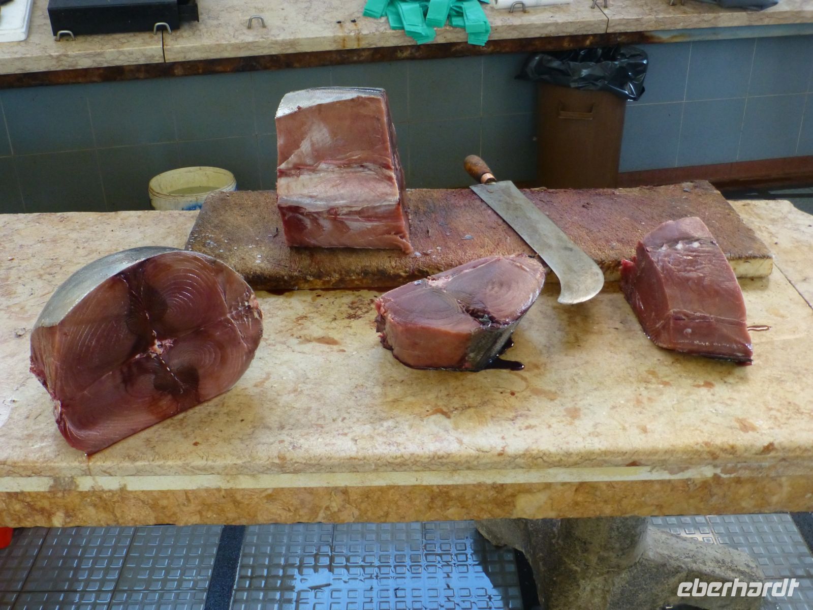 …und Fisch werden hier täglich feilgeboten