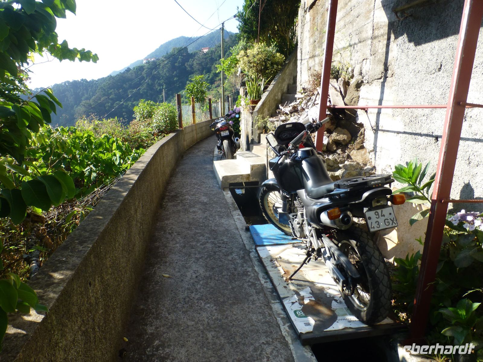 In der ebenen Fläche wird der Platz gut genutzt