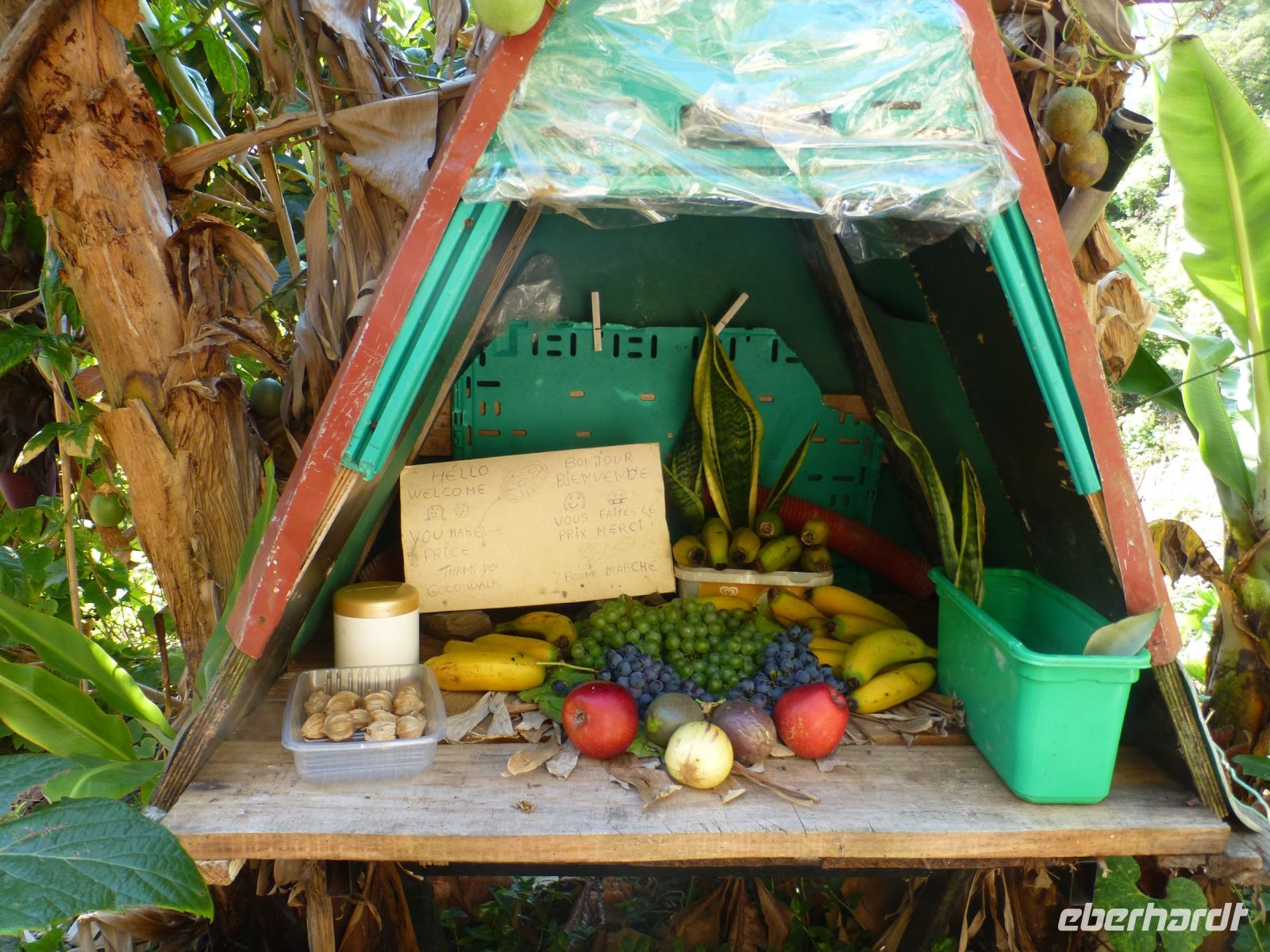 Ein Kiosk auf dem Weg und gestärkt geht es weiter
