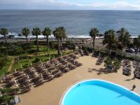 Blick vom Balkon des Hotels