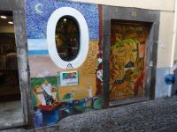 Funchal - bemalte Türen in der Rua Santa Maria