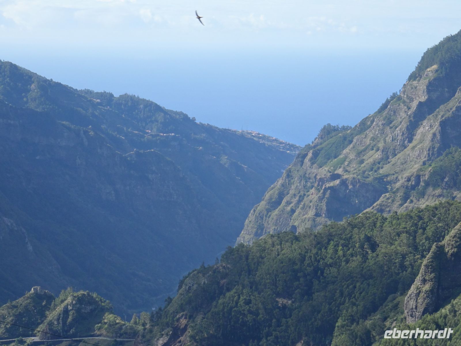 Encumeada-Pass - Blick auf die Süd-West-Küste
