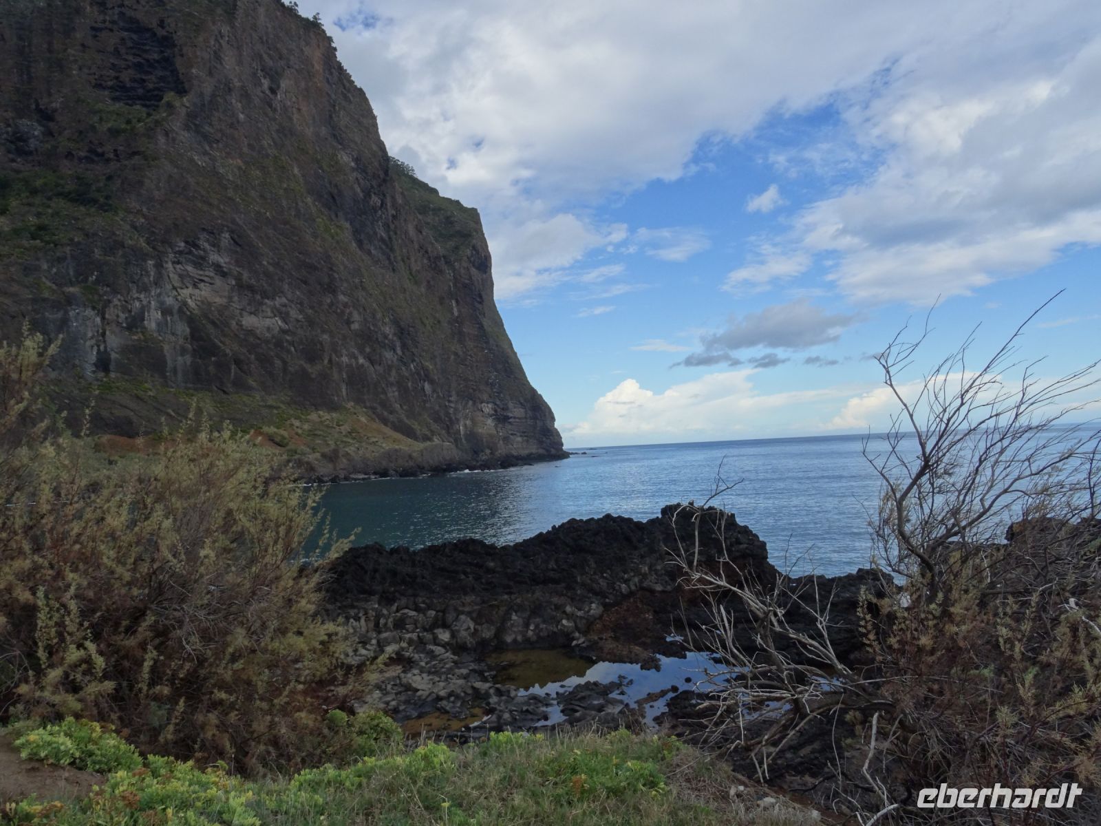 Blick auf die Küste vor Puerto da Cruz