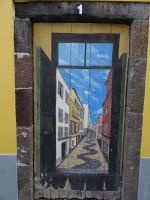 Funchal, Rua Santa Maria - bemalte Türen