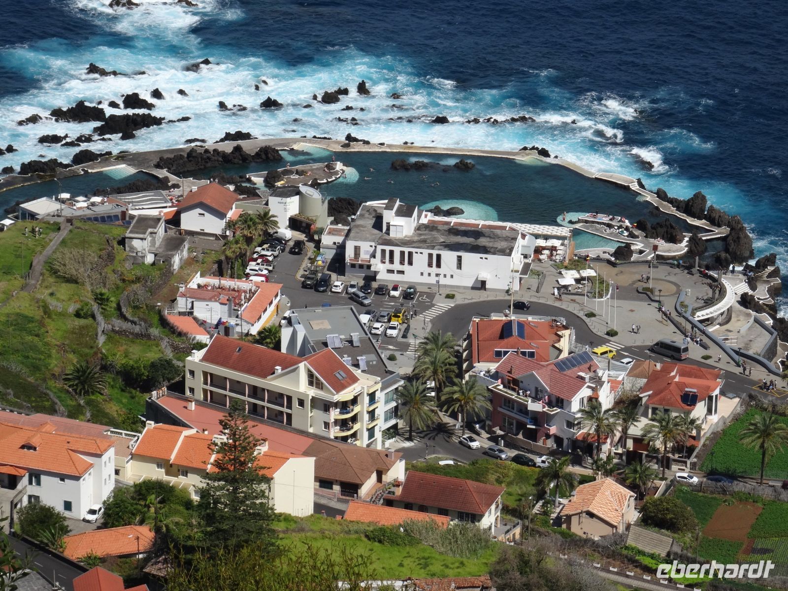 Blick auf den Lava Pool von Porto Moniz