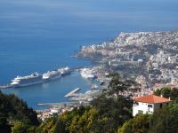 Quinta do Palheiro - Blick auf den Hafen von Funchal