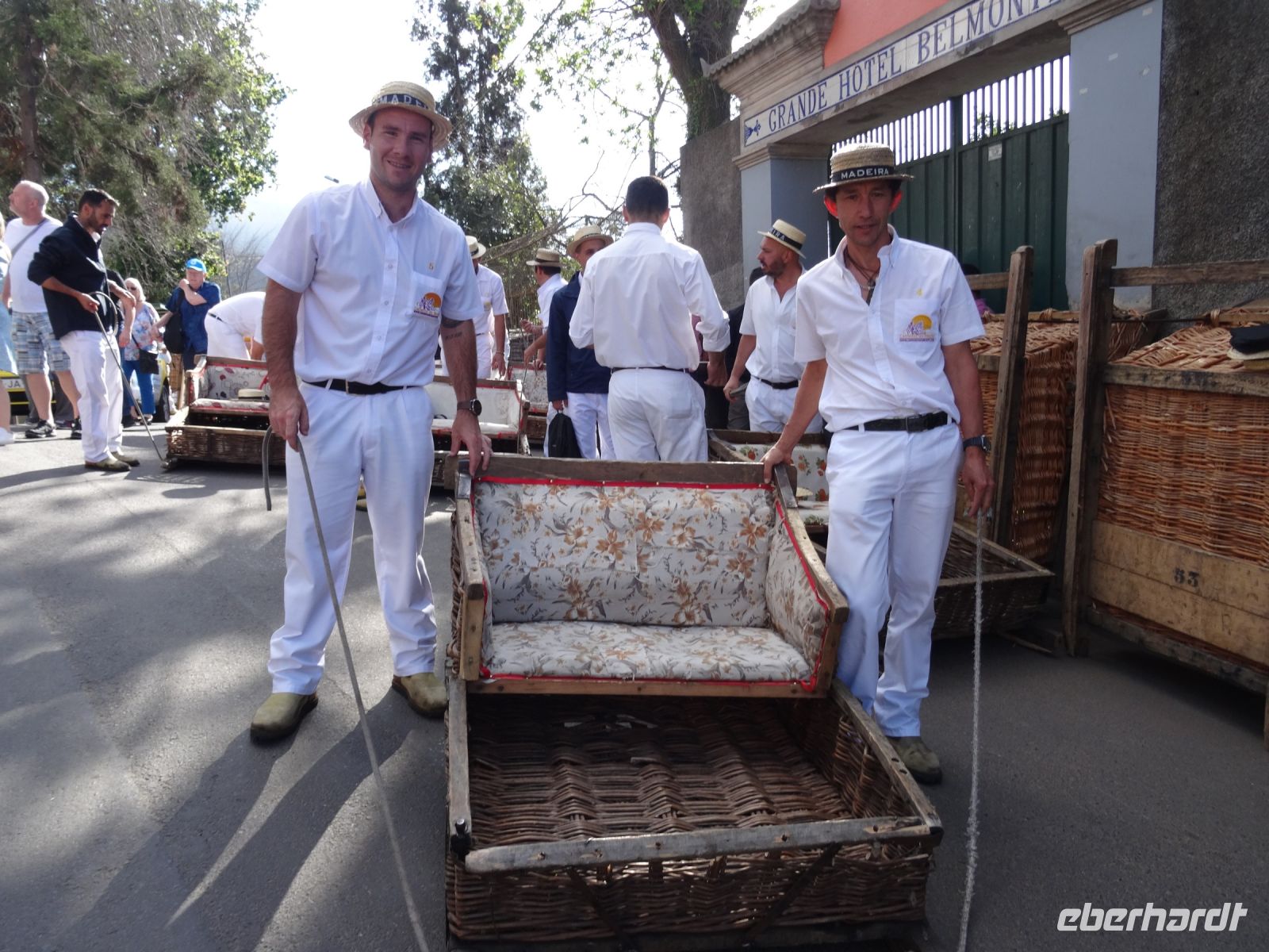 Monte - Start der Korbschlittenfahrt