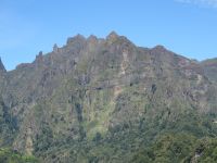 Aussichtspunkt Balcoes mit Blick auf die höchsten Berge Madeiras