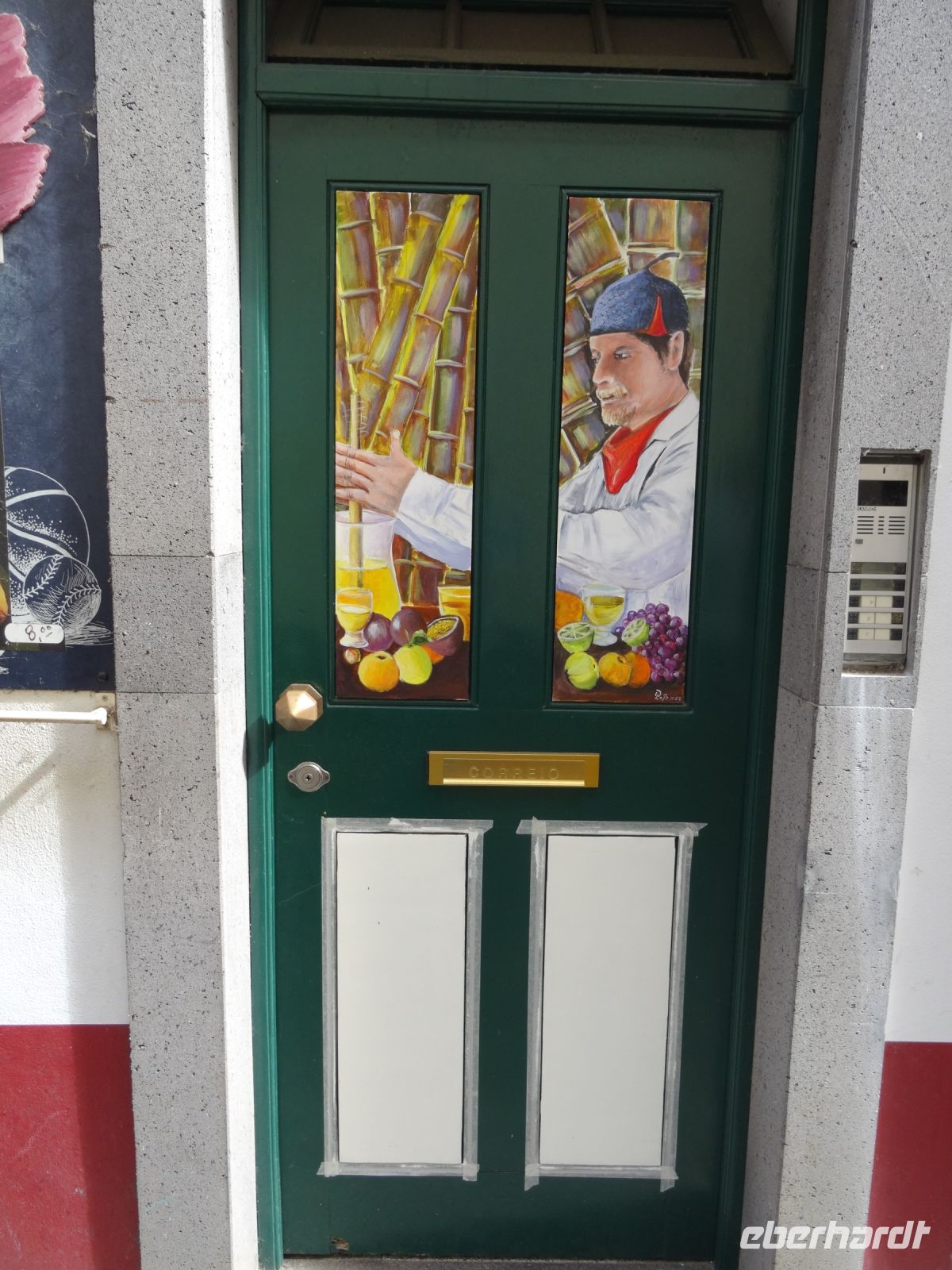 Funchal - bemalte Türen in der Rua de Santa Maria