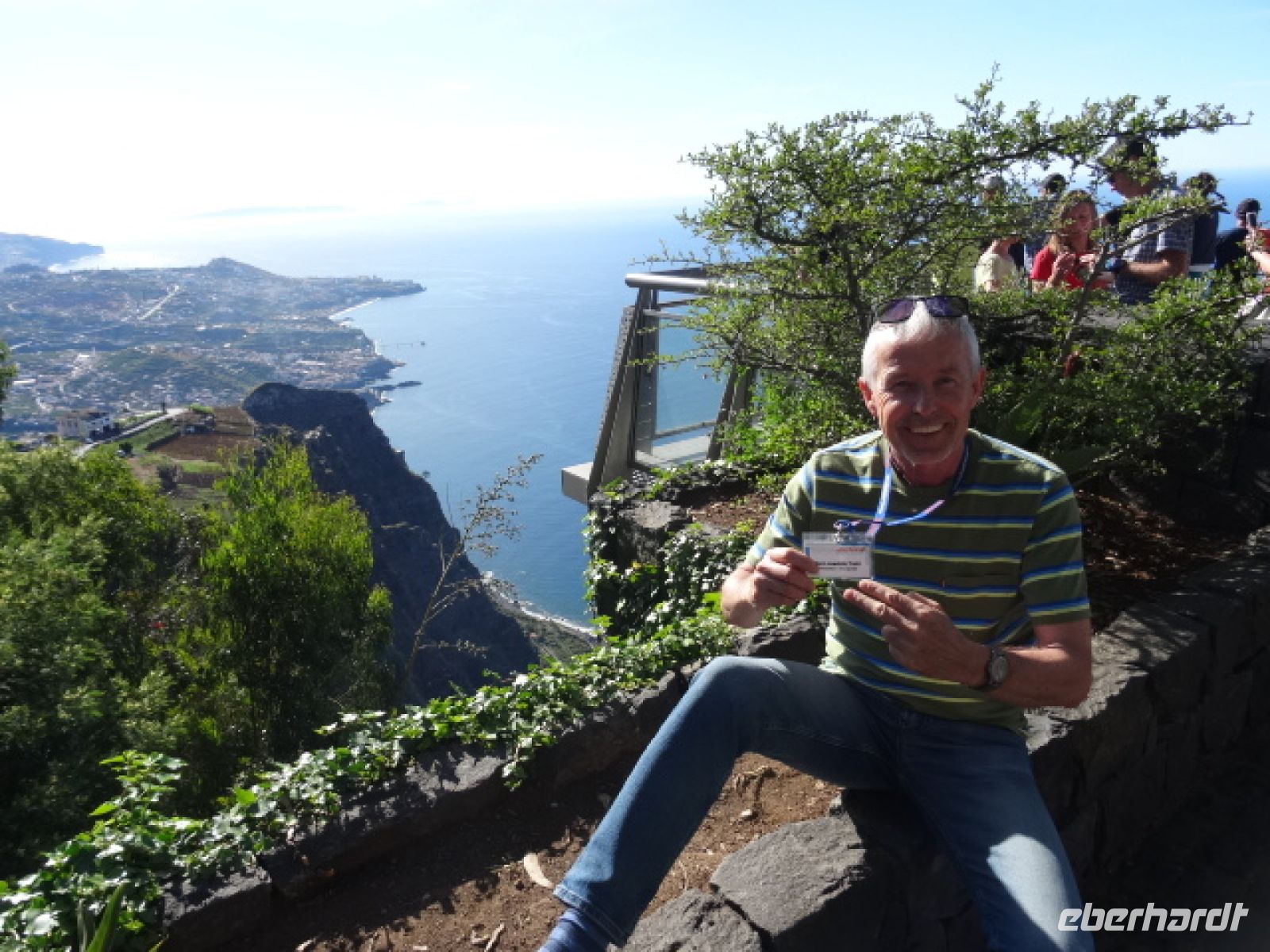 Cabo Girao - Reiseleiter mit Blick auf Funchal