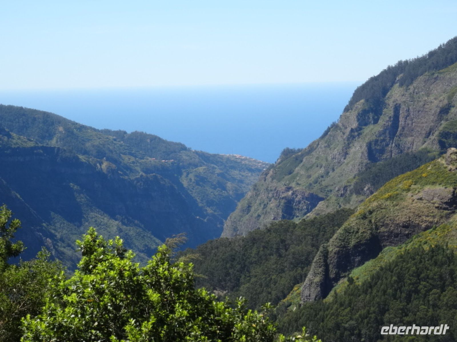 Encumeada- Pass - Blick auf die Süd-West Küste