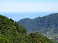 Encumeada-Pass  Blick auf die Nord-Ost Küste
