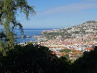 Orchideengarten (Quinta do Boa Vista) mit Blick auf Funchal
