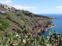 Christus Statue mit Blick auf Canico de Baixo