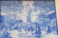Azulejos auf der Markthalle in Funchal