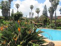Die Abkühlung im üppigen Garten