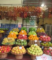 Früchte in der Markthalle