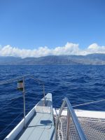 Das dunkelblaue Meer