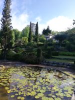 Teich und die Villa im Blandy´s Anwesen Quinta do Palheiro