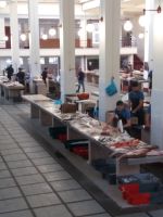 Fischabteilung in der Markthalle