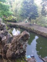 vor der Korbschlittenfahrt