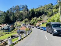 Trinkstopp nach der kleinen Wanderung