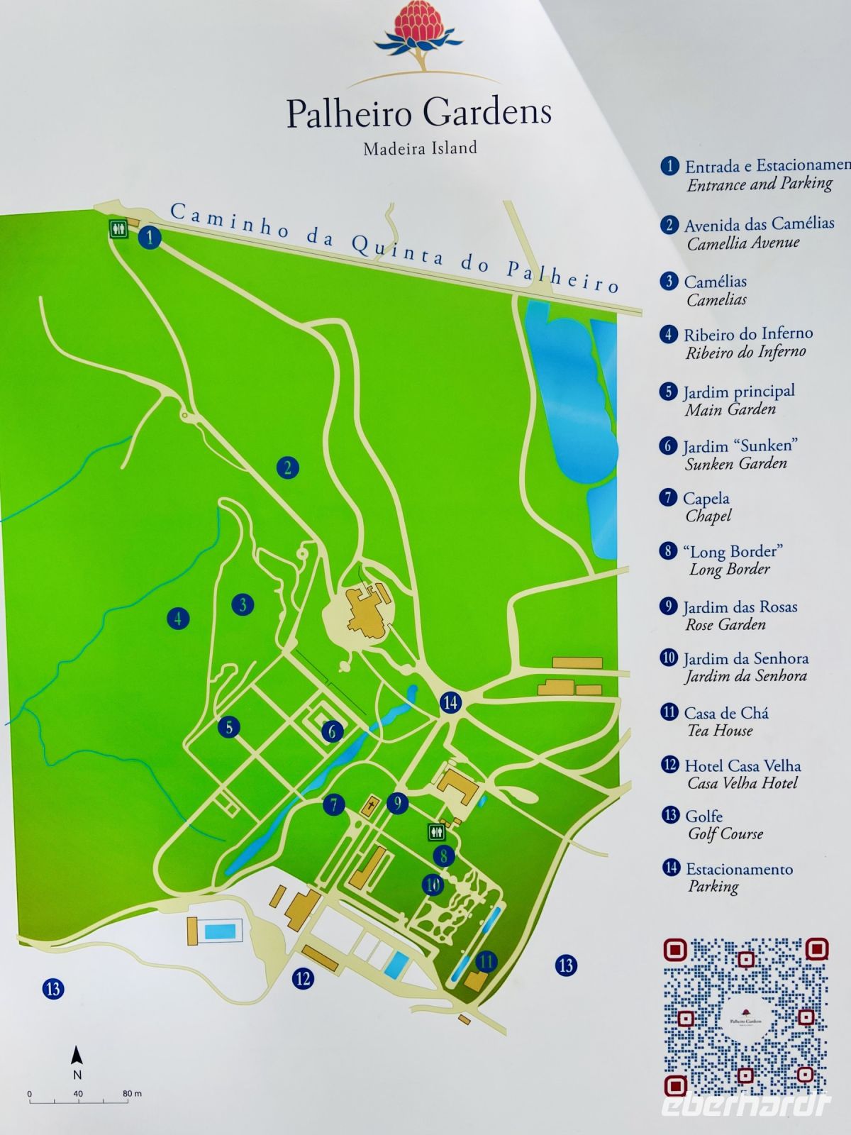 Lageplan Blandy‘s Garten