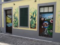 Funchal - bemalte Türen in der Rua de Santa Maria