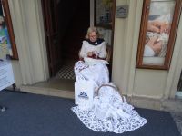 Funchal - typische Madeira-Stickerin