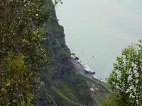 Blick auf die Steilklippe