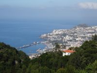 Quinta do Palheiro = Blandys Garten - Blick auf Funchal