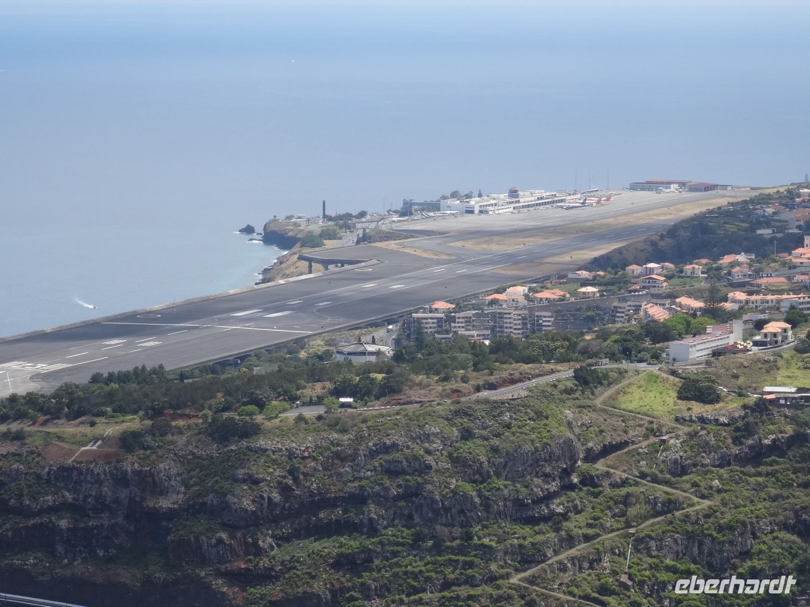 Pico do Facho - Landebahn des Flughafens von Madeira