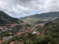 Blick auf Machico während der Wanderung
