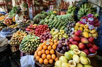 Exotische Früchte wohin das Auge blickt, Markt von Funchal &ndash; &copy; Simone Willner (Eberhardt TRAVEL)