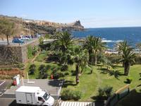 Blick aus unserem Hotel zur Promenade