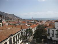 Blick von der College Kirche über die Dächer von Funchal