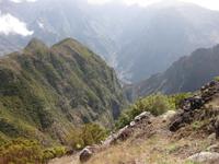 Blick in's Tal vom Lombo do Mouro