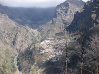 Blick in das Nonnental von Eira do Serrado aus