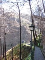 Auf dem Weg zur Aussichtsplattform