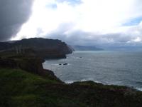 dunkle Wolken über Sao Laurenco